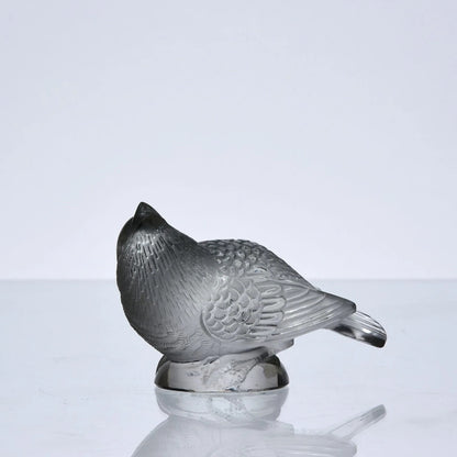 Ren Lalique, 1930 Art Deco sculpture "Chardonneret Moqueur" Vintage Antique