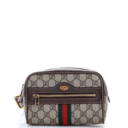 Gucci Ophidia Belt Bag Gg Coated Canvas Small
