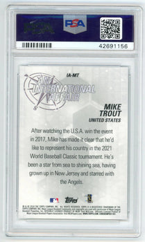 Mike Trout 2018 Topps Chrome An International