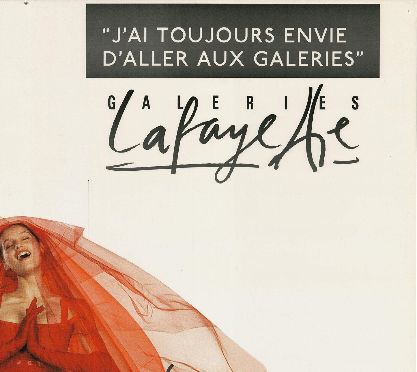 Ouii 69" x 46.75" Offset Lithograph 2001 - JEAN-PAUL GOUDE Galeries Lafayette