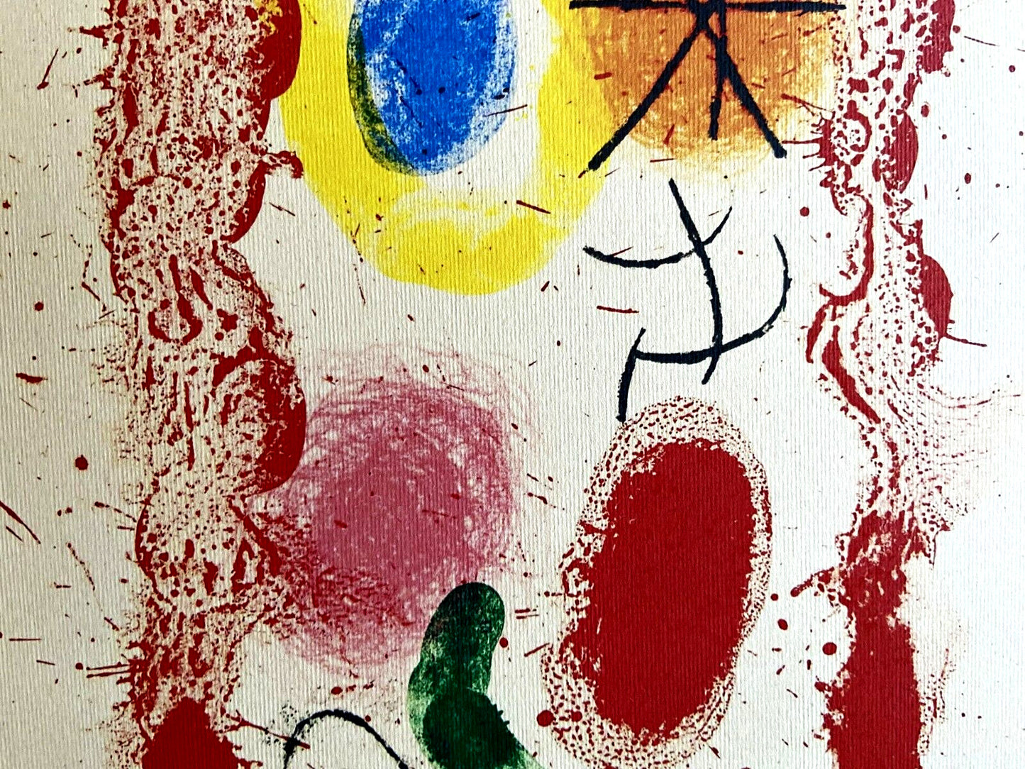 Joan Mir Lithograph Maeght - Hand Numbered - Published 1978