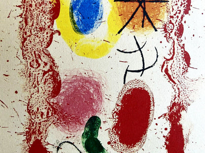Joan Mir Lithograph Maeght - Hand Numbered - Published 1978