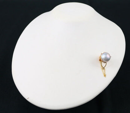 TASAKI Tie Pin / Tie Tack  Mabe Pearl 14.0mm 14K