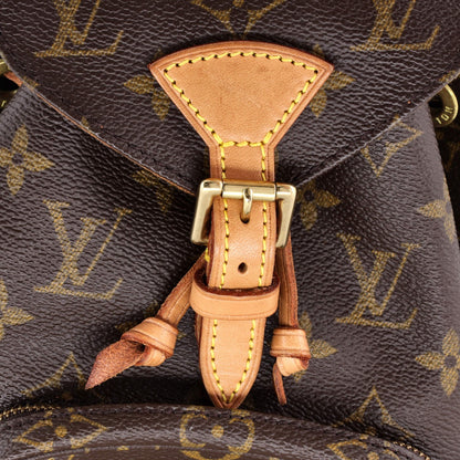 Louis Vuitton Vintage Montsouris Backpack Monogram Canvas Pm