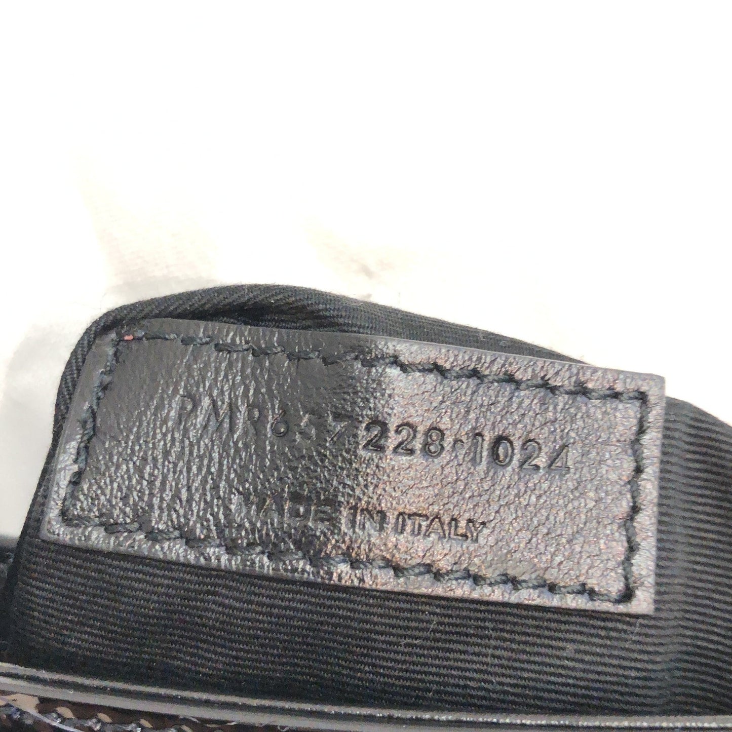 Saint Laurent Le 5 A 7 Hobo Patent Small