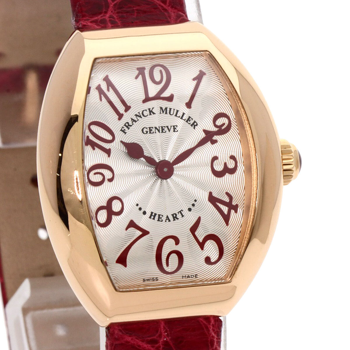 Franck Muller Heart To Heart Watches 5002Sqz K18 Pink Gold/Leather Ladies