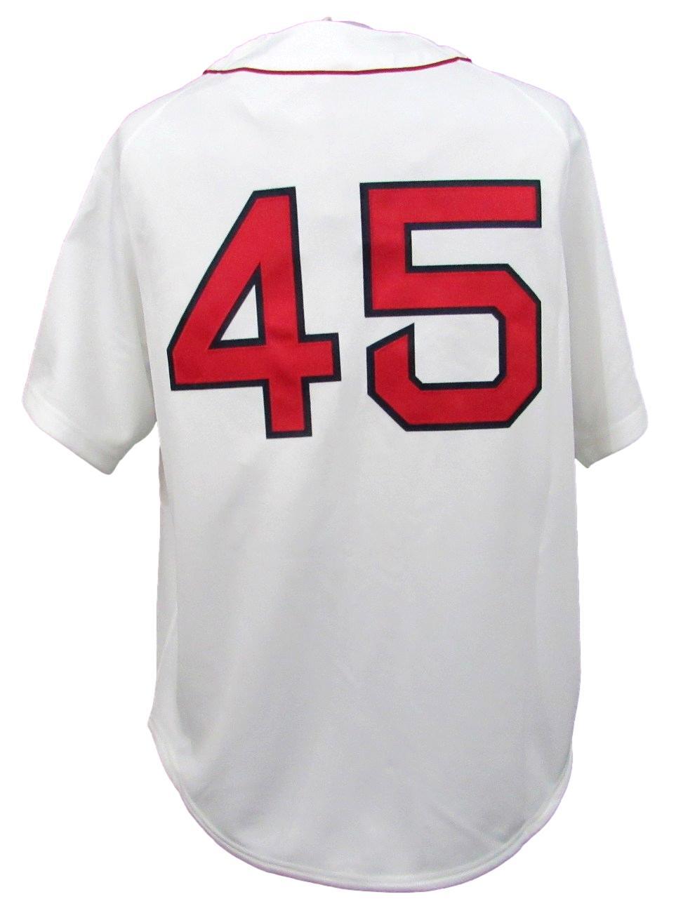 Pedro Martinez Hof Autographed/Ins Mitchell & Ness Jersey Red Sox Beckett 176376