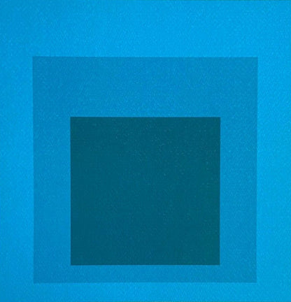 Josef Albers Lithograph Hand Signed Numbered COA Stamped