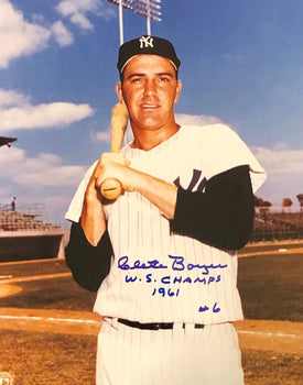 Clete Boyer Autographed 8X10 Photo