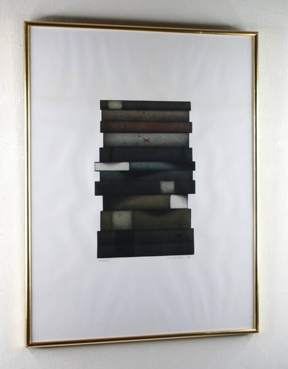 Friedrich Meckseper - Book Original Etching Pencil Signed 1977 Numbered Framed