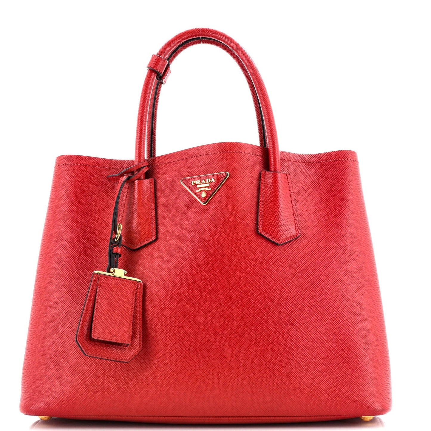 Prada Cuir Double Tote Saffiano Leather Medium