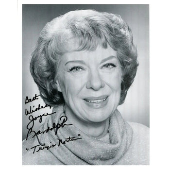Joyce Randolph Autographed 8X10 Photo