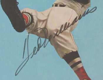 Ted Williams Red Sox Signed/Autographed Color Foldout Framed Psa/Dna Loa 198155