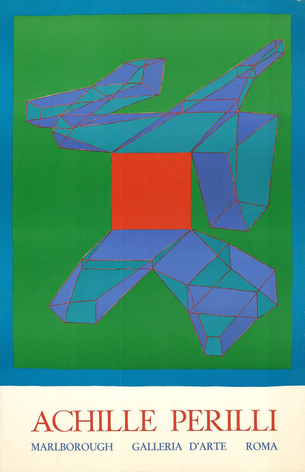 Achille Perilli Marlborough Gallery Rome " Lithograph