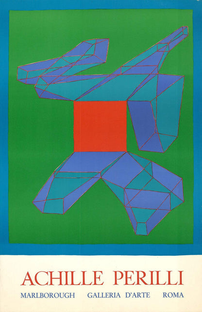 Achille Perilli Marlborough Gallery Rome " Lithograph