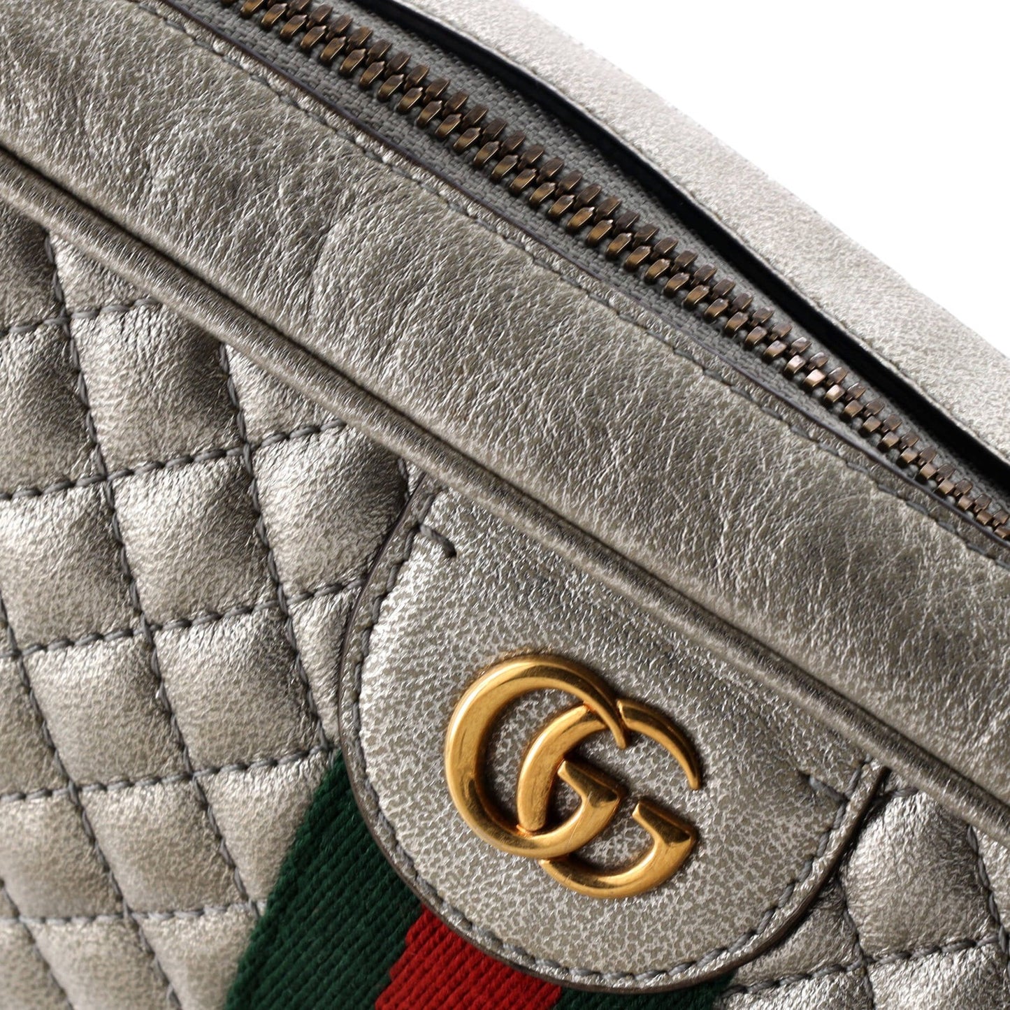 Gucci Trapuntata Camera Bag Quilted Leather Small