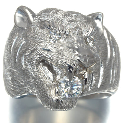 Diamond 0.48Ct Tiger Ring 50G 900 Platinum
