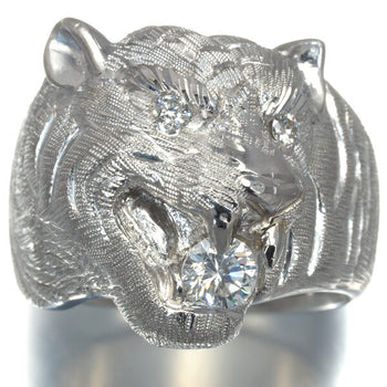 Diamond 0.48Ct Tiger Ring 50G 900 Platinum