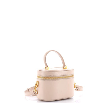 Christian Dior Cd Signature Vanity Case Leather Small