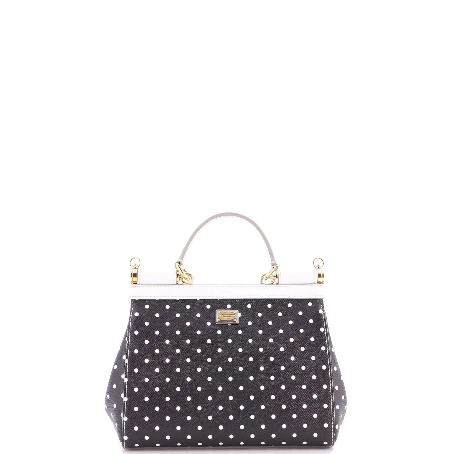 Dolce & Gabbana Miss Sicily Bag Printed Leather Small