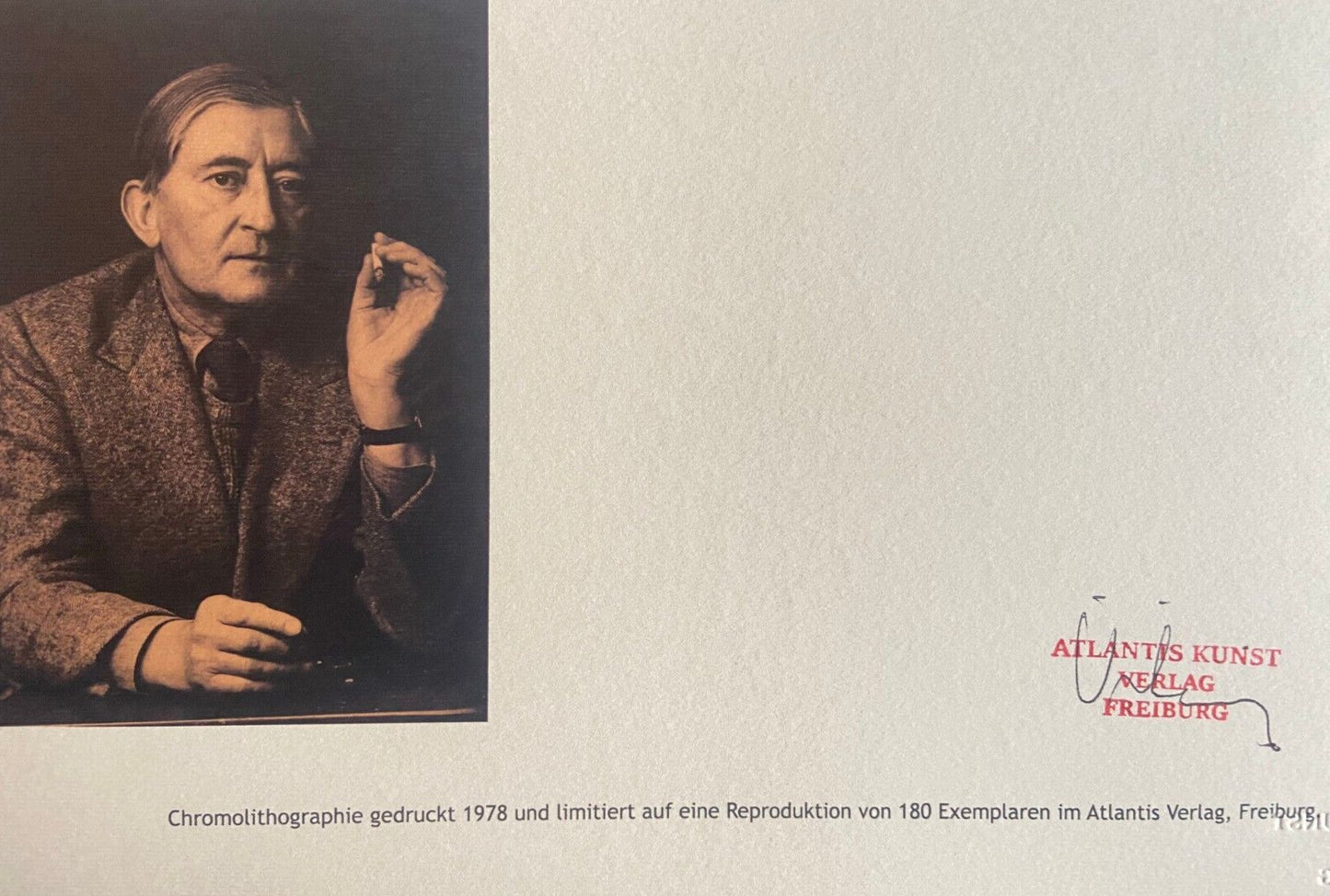 Josef Albers Lithograph Certified Signed