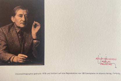 Josef Albers Lithograph Certified Signed