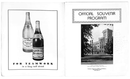 12/2/1933 Army Vs. Notre Dame College Program