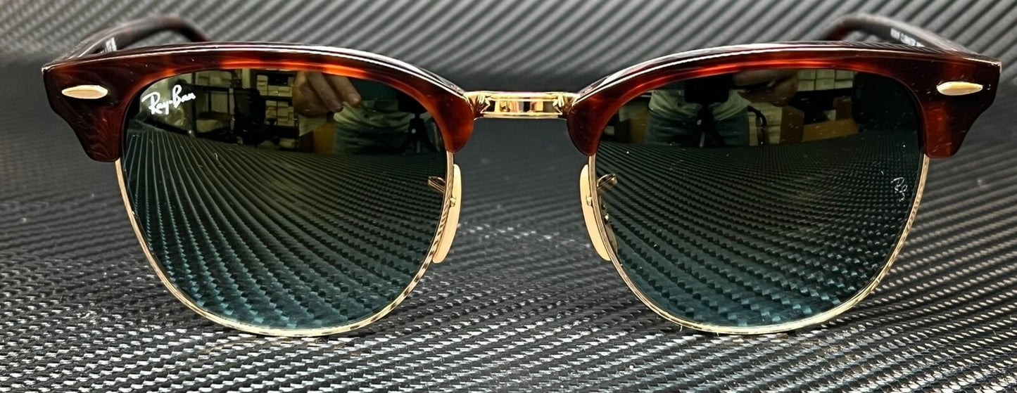 RAY BAN RB3016 990 9J Red Havana Square 49 mm Unisex Sunglasses