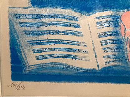 Andre Brasilier "Harmony At Dusk" Lithograph