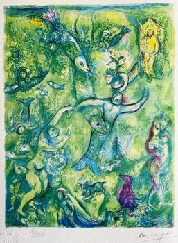 Marc Chagall Lithograph Coa Hand Numbered Signed Collection