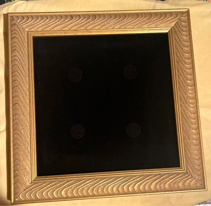 Andy Lakey - Archangel Michael Original Textured Painting On Wood Signed Framed