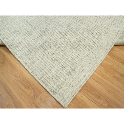 8'3"X10' Coventry Gray Cord Collection Wool Hand Woven Oriental Rug
