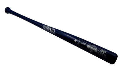 Ron Santo Hof Navy Blue Cooperstown Bat With