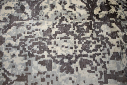 Distressed Brown & Cream Floral 5X8 Muted Hand-Loomed Modern Rug Wool Carpet