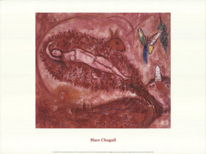 Marc Chagall The Song Of Songs Ii " Offset Lithograph Modernism