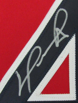 David Ortiz Hof Autographed Majestic Red 2007 Ws