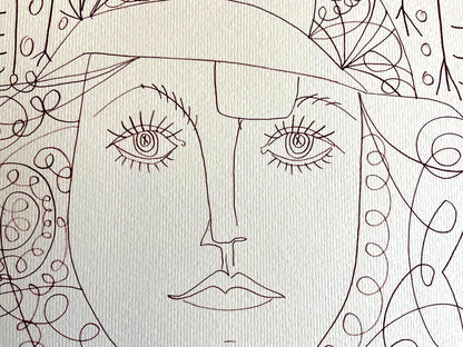 Pablo Picasso Lithograph Handmade Coa Signed In
