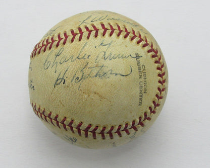 1945 Nl Champion Cubs Team Signed By 22 Ol