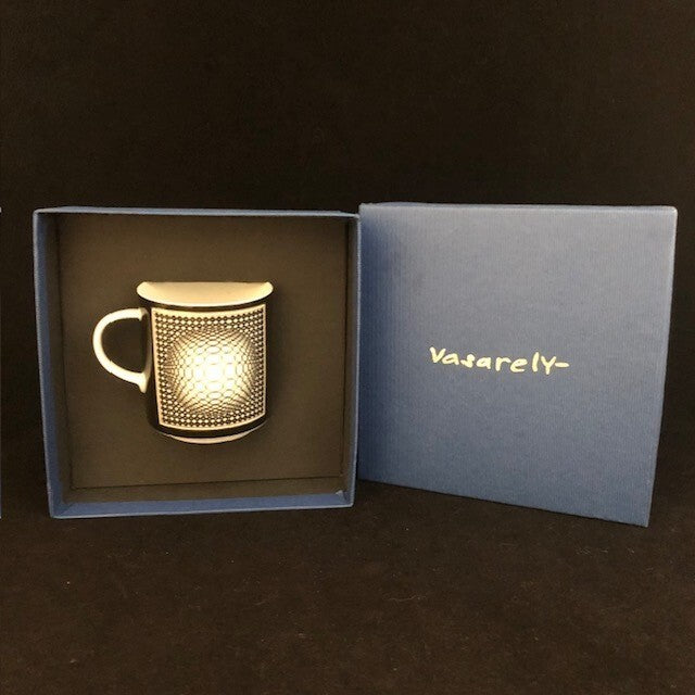 Unused Victor Vasarely Art Plate Cup & Saucer