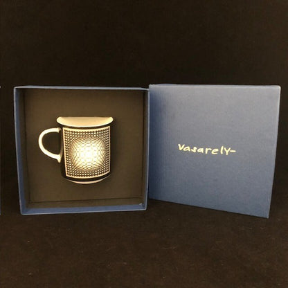 Unused Victor Vasarely Art Plate Cup & Saucer