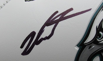 Jalen Carter Signed/Autographed White Eagles Logo Football Psa/Dna 193670