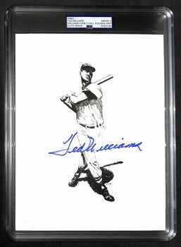 Ted Williams Signed/Auto 8X10 Photo/Print Red Sox