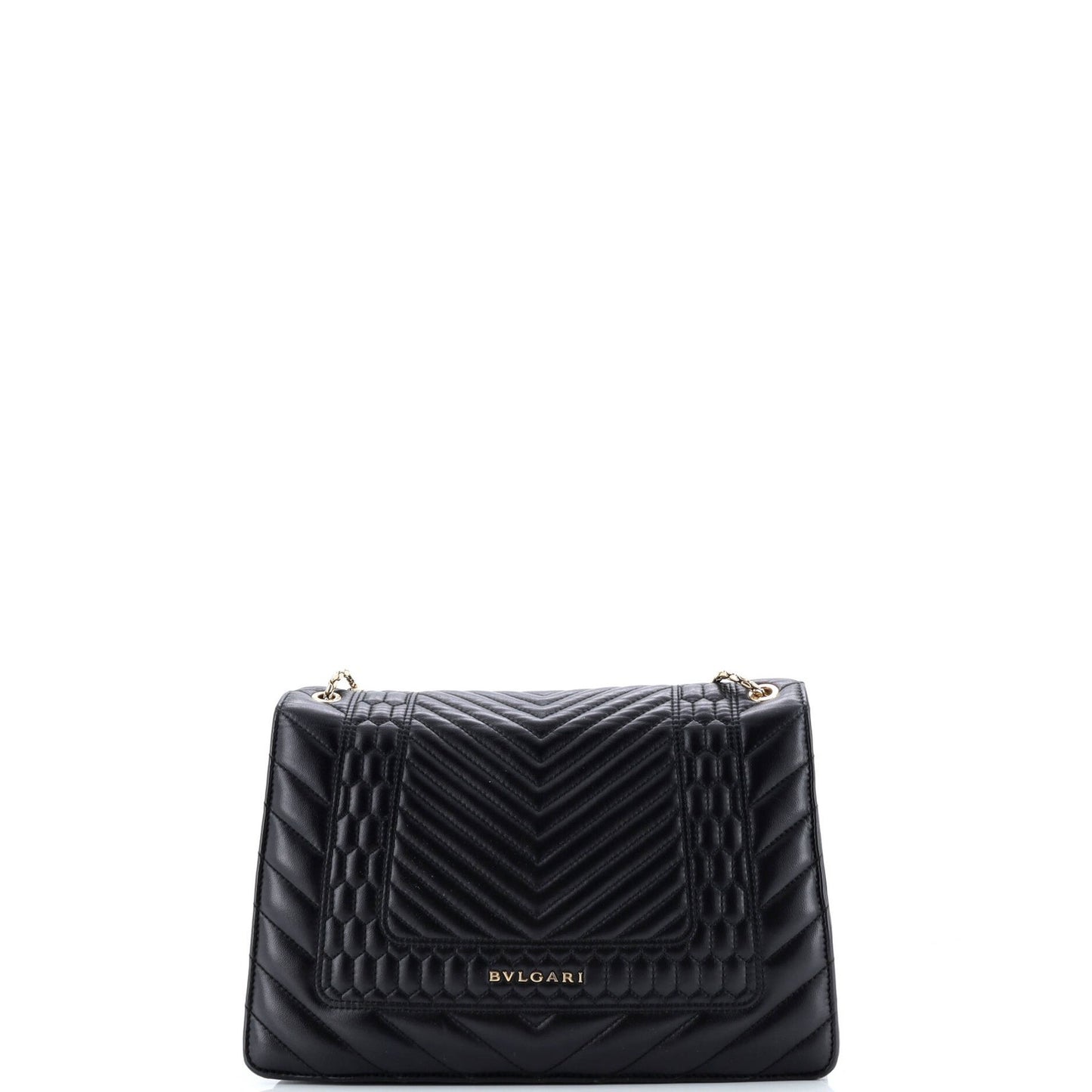 Bvlgari Serpenti Forever Shoulder Bag Quilted Leather Medium