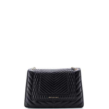 Bvlgari Serpenti Forever Shoulder Bag Quilted Leather Medium