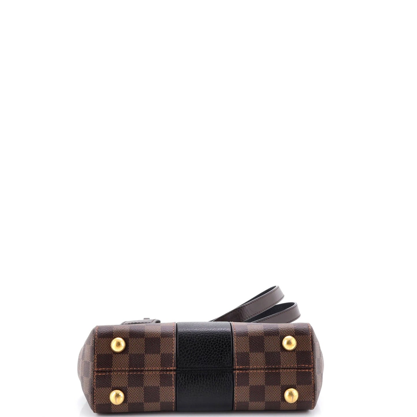 Louis Vuitton Bond Street Handbag Damier With Leather Bb