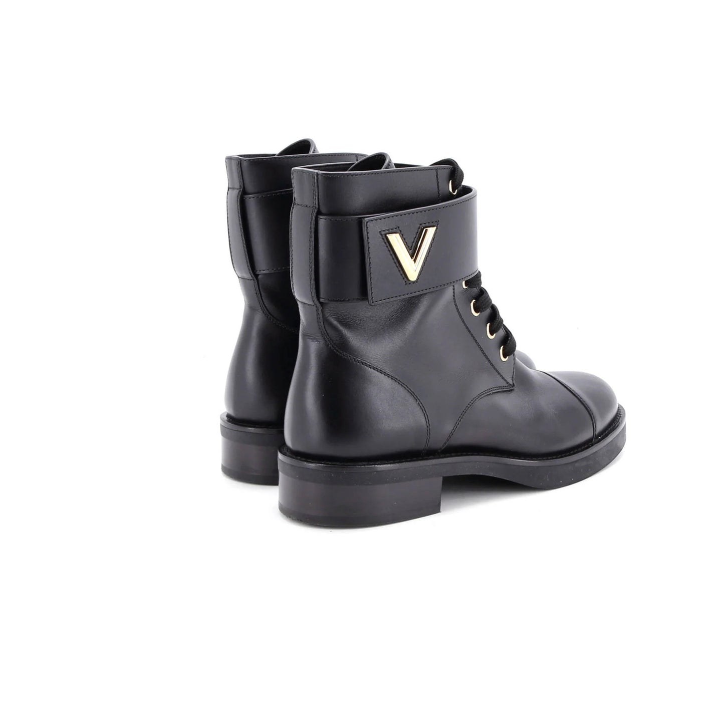 Louis Vuitton Women'S Wonderland Flat Ranger Boots Leather