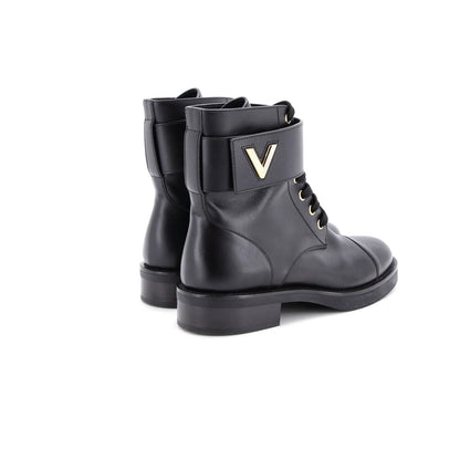 Louis Vuitton Women'S Wonderland Flat Ranger Boots Leather