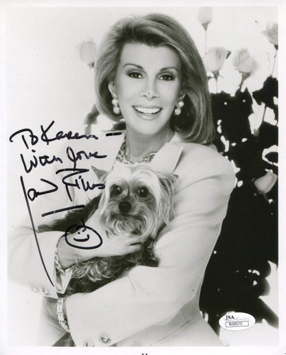 Joan Rivers Autographed 8X10 Photo (Jsa)