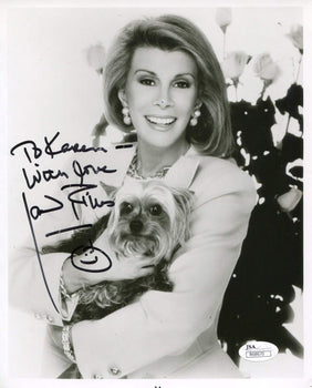 Joan Rivers Autographed 8X10 Photo (Jsa)