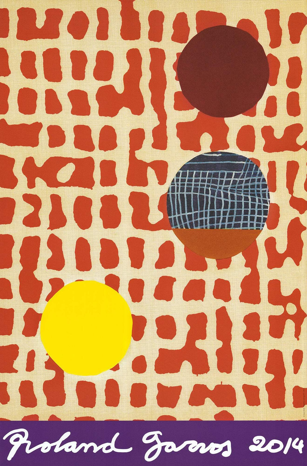 Juan Usle Roland Garros French Open " Poster Contemporary Red Par